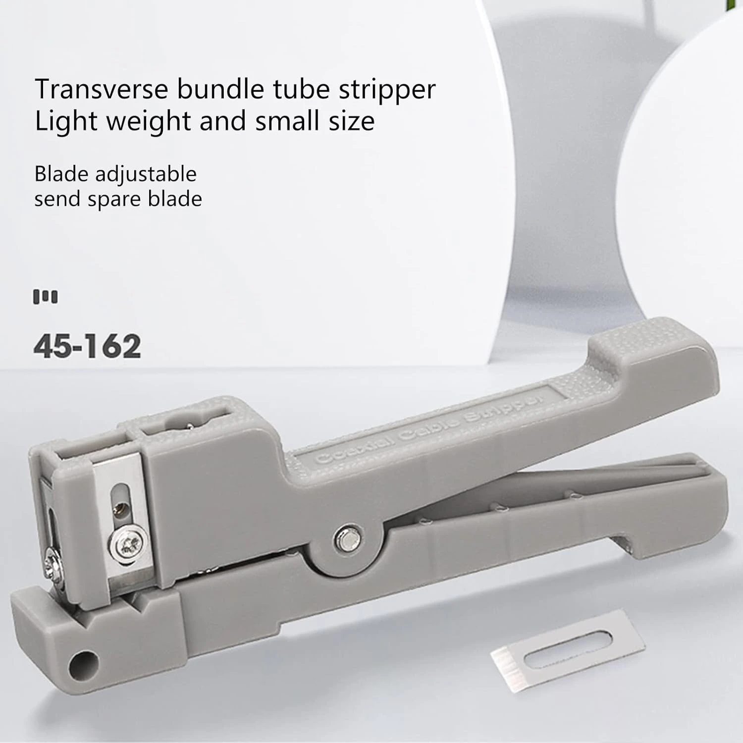 High Precision Ultimate Premium Fiber Optic Cable Jacket Stripper - Professional Coaxial Wire Strip Cutter Tool for Efficient St