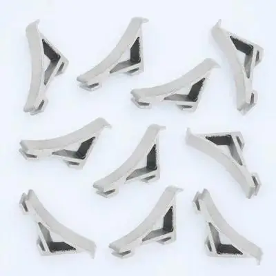 

10pcs Freezer Shelf Clips Aluminum Refrigerator Clamps Metal Shelf Supports Cooler Strong Easy Install Curved Dovetail