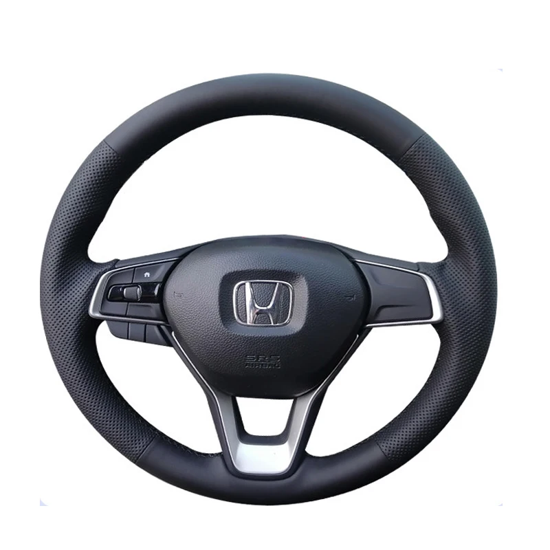 

Customized Hand-sewn Car Steering Wheel Cover for Honda Accord 10 2018-2022 Odyssey 2021-2026 City 2023-2025 Microfiber Leather