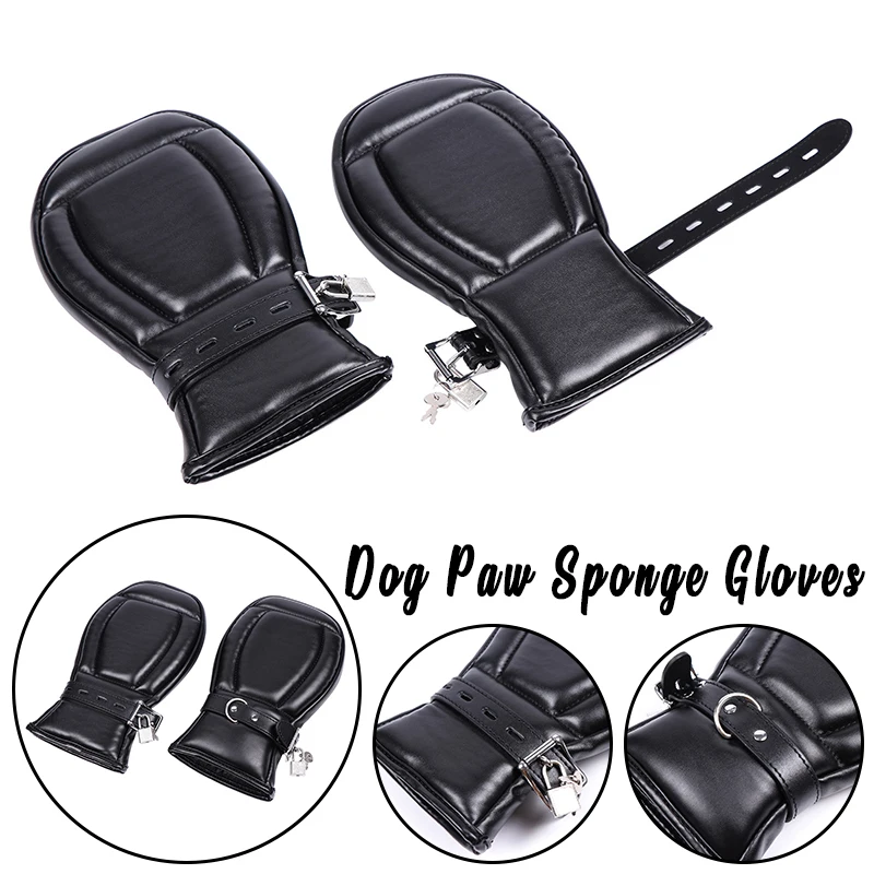 

Sponge PU Gloves Dog Paws Glove Boxing Glove Funny Holiday Halloween Party Role Playing Props Stage Performance Decor