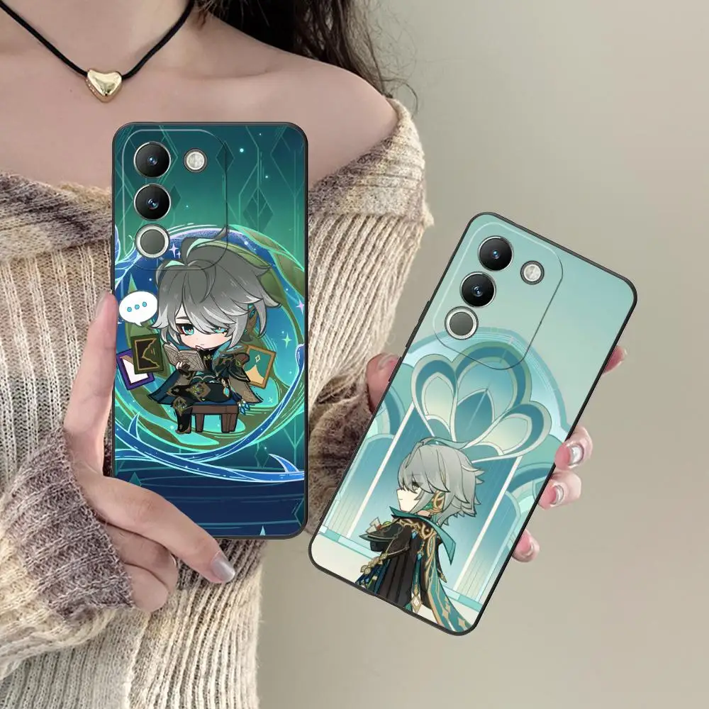 

Чехол для мобильного телефона Game GI Alhaitham для VIVO V60 V50 V40 V30 V29 V27 V25 V23 Pro Lite 5G, красочный чехол с принтом, роскошный, красивый