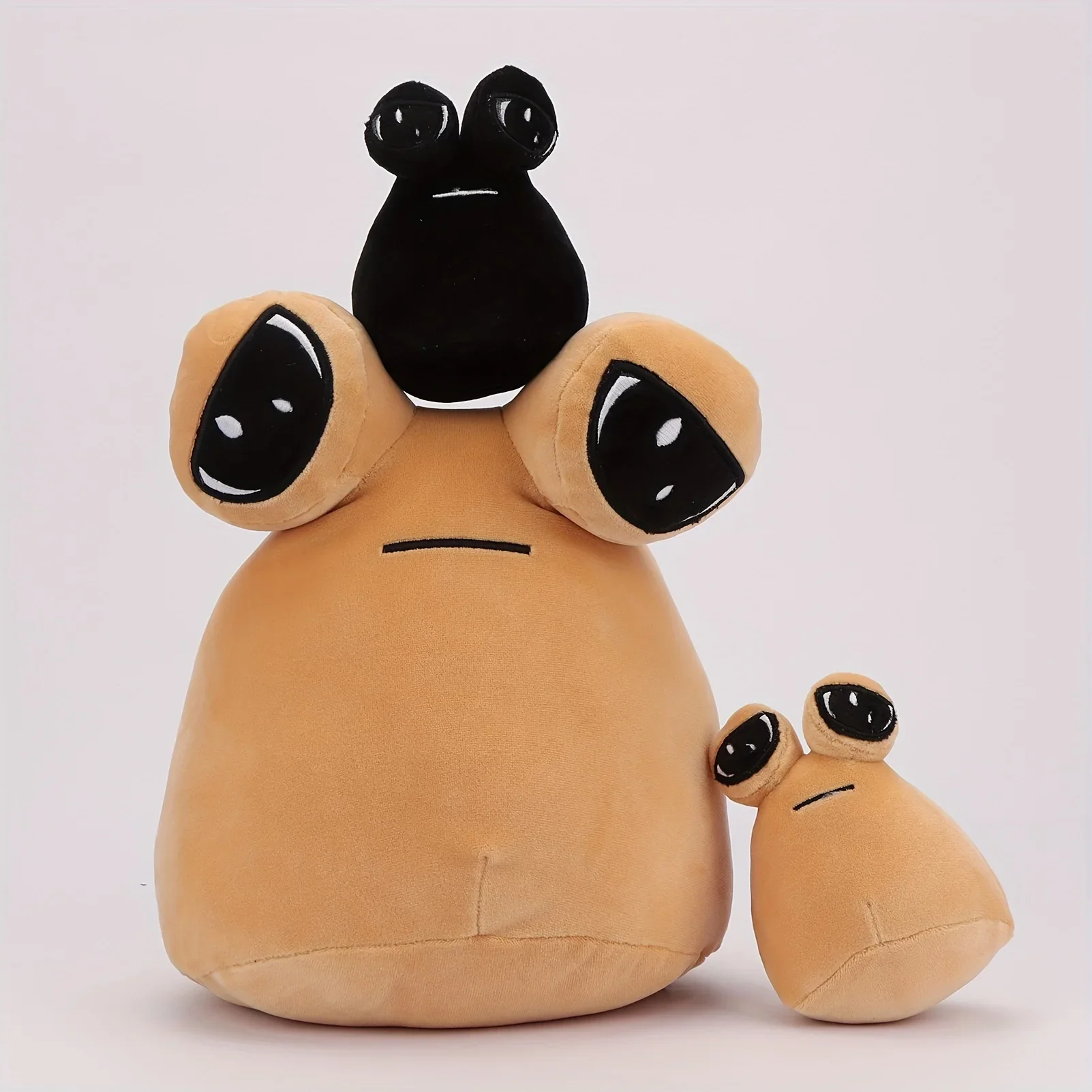 

My alien pet children's toy, three piece plush toy set, mother with child, birthday gift