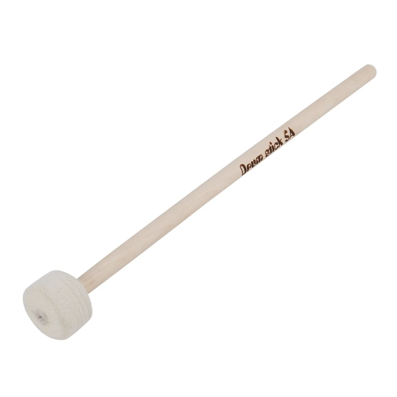 1 Pair Drum Mallet Stick Felt Head Mallet Timpani Stick Big Drum Hammer Timpani Mallet for Percussion Instrument