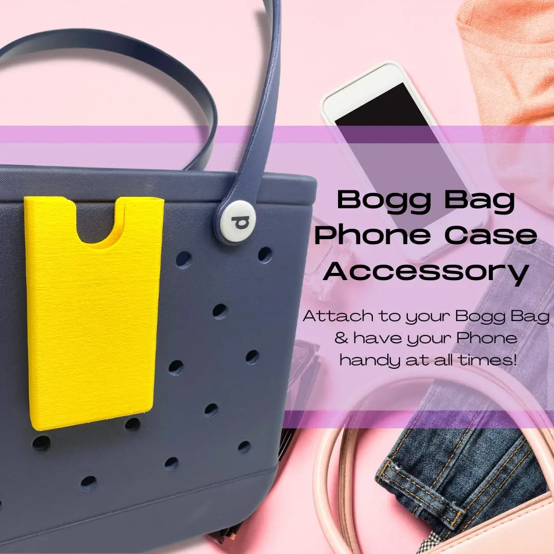 Accessoire de support de coque de téléphone pour sacs Bogg, étui en plastique, compatible avec tous les sacs fourre-tout de plage en caoutchouc,