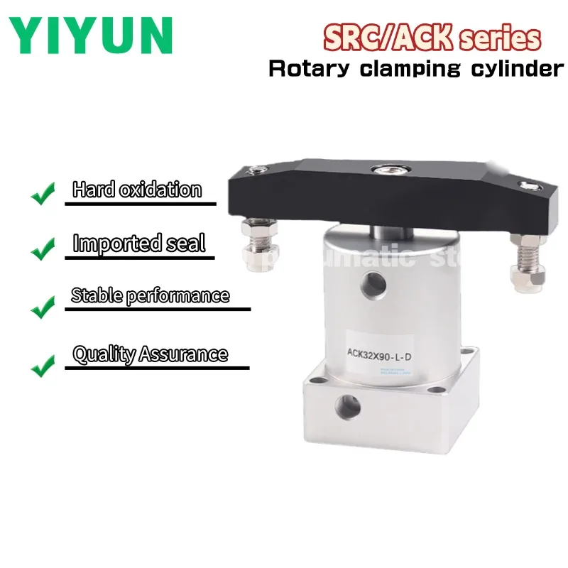 

ACK25-90R ACK32-90R ACK40-90R 50-90R 63-90R ACK63-180R -L YIYUN Press the cylinder at the corner ACK/SRC series