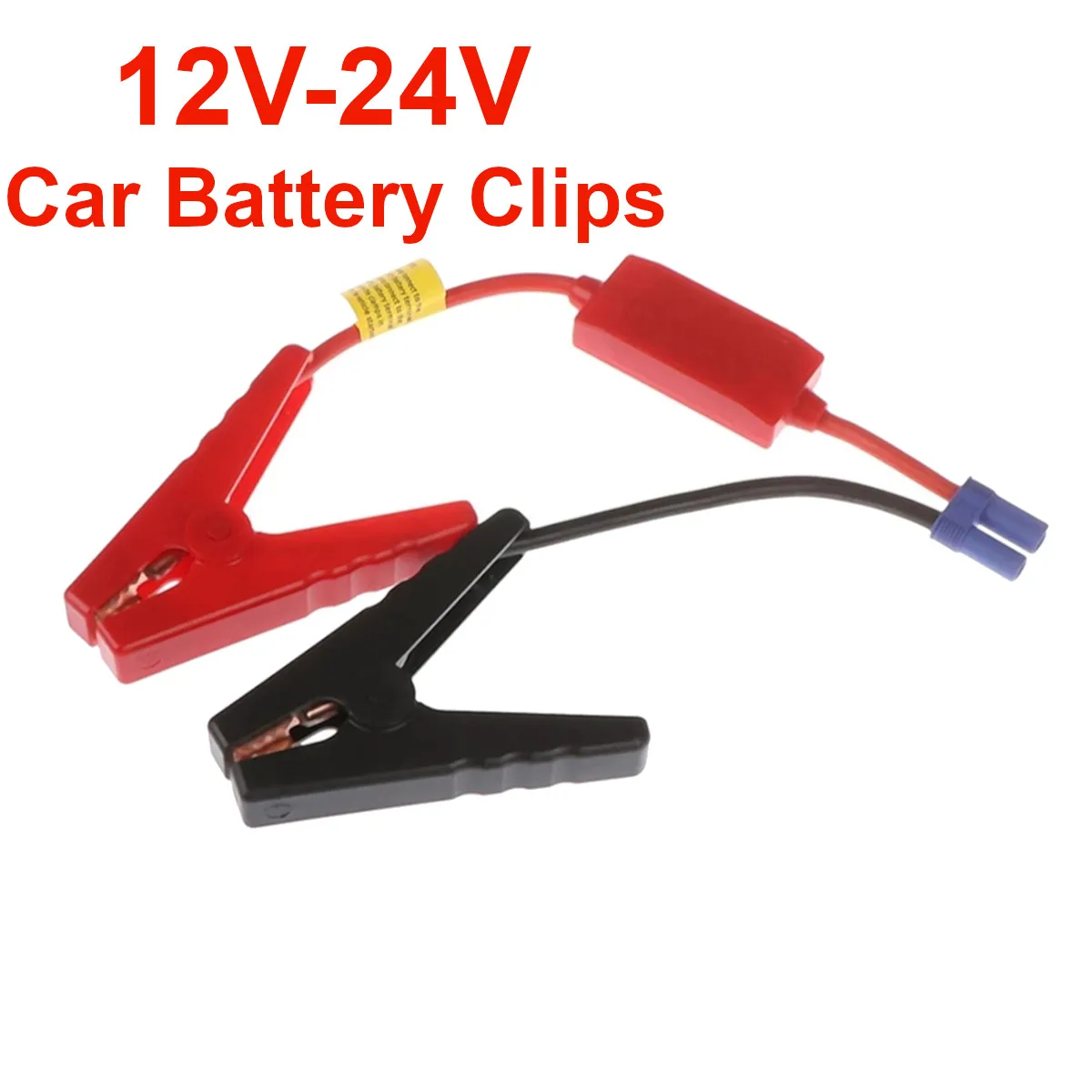 

Universal 12V-24V Car Emergency Starter Alligator Clamp Connector Battery Booster Jumper Clips Cable EC5 Plug Power Adaptor