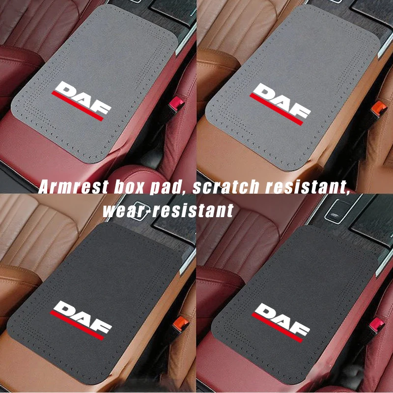 Universal Armrest Pad Car Seat Center Console Arm Rest Mat For DAF XF 95 105 CF LF VAN view 5