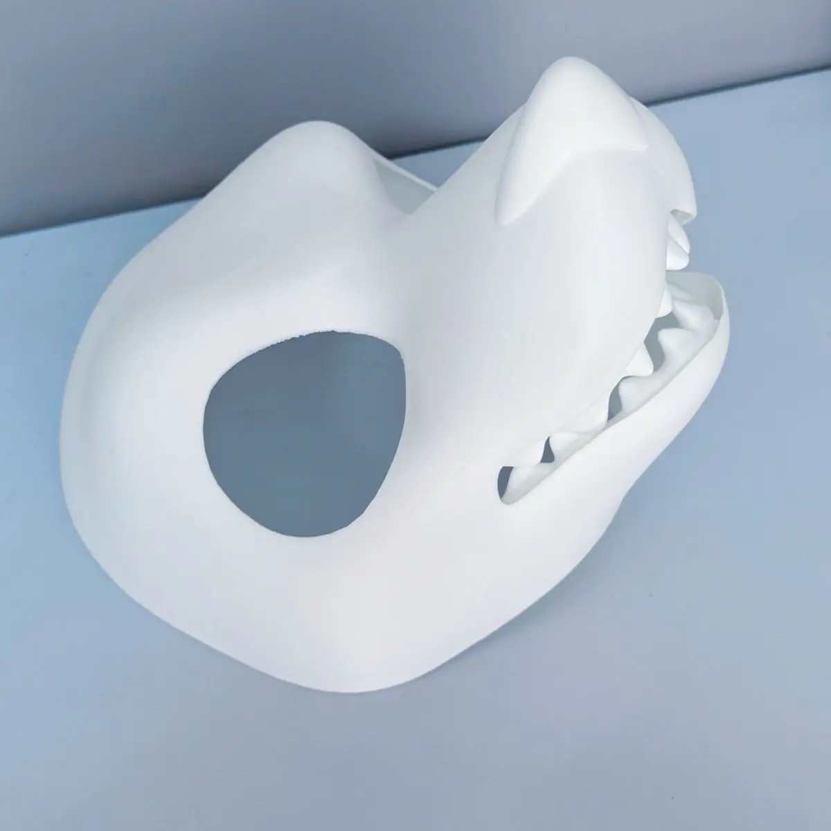 3D Printing Kemono Fursuit Headbase Furry Base Fursuit Mask Cosplay Mid to Long Snout Canidae Skull PLA Material Mask 3