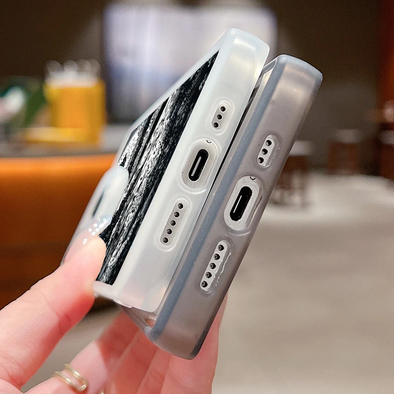 Мягкий чехол для телефона из ТПУ с пейзажной живописью для iPhone Air 17 16 15 14 Pro Max 13 12 17 Pro 11 16 15 Plus, противоударный силиконовый чехол