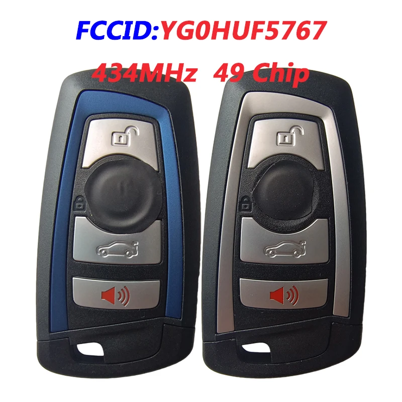 

Оригинальный смарт-ключ HNKeys HUF5767 с 4 кнопками, 434 МГц, чип 49, YG0HUF5767, с лезвием, CMIIT ID 2013DJ1990