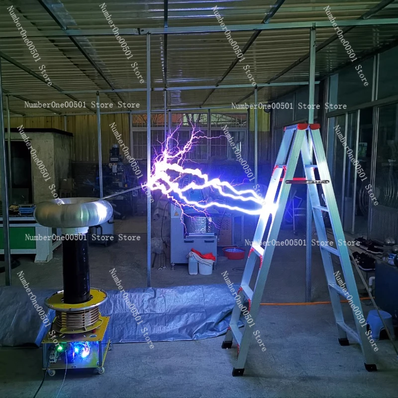 

Tesla coil 1 meter arc DRSSTC artificial lightning manufacturing machine finished product