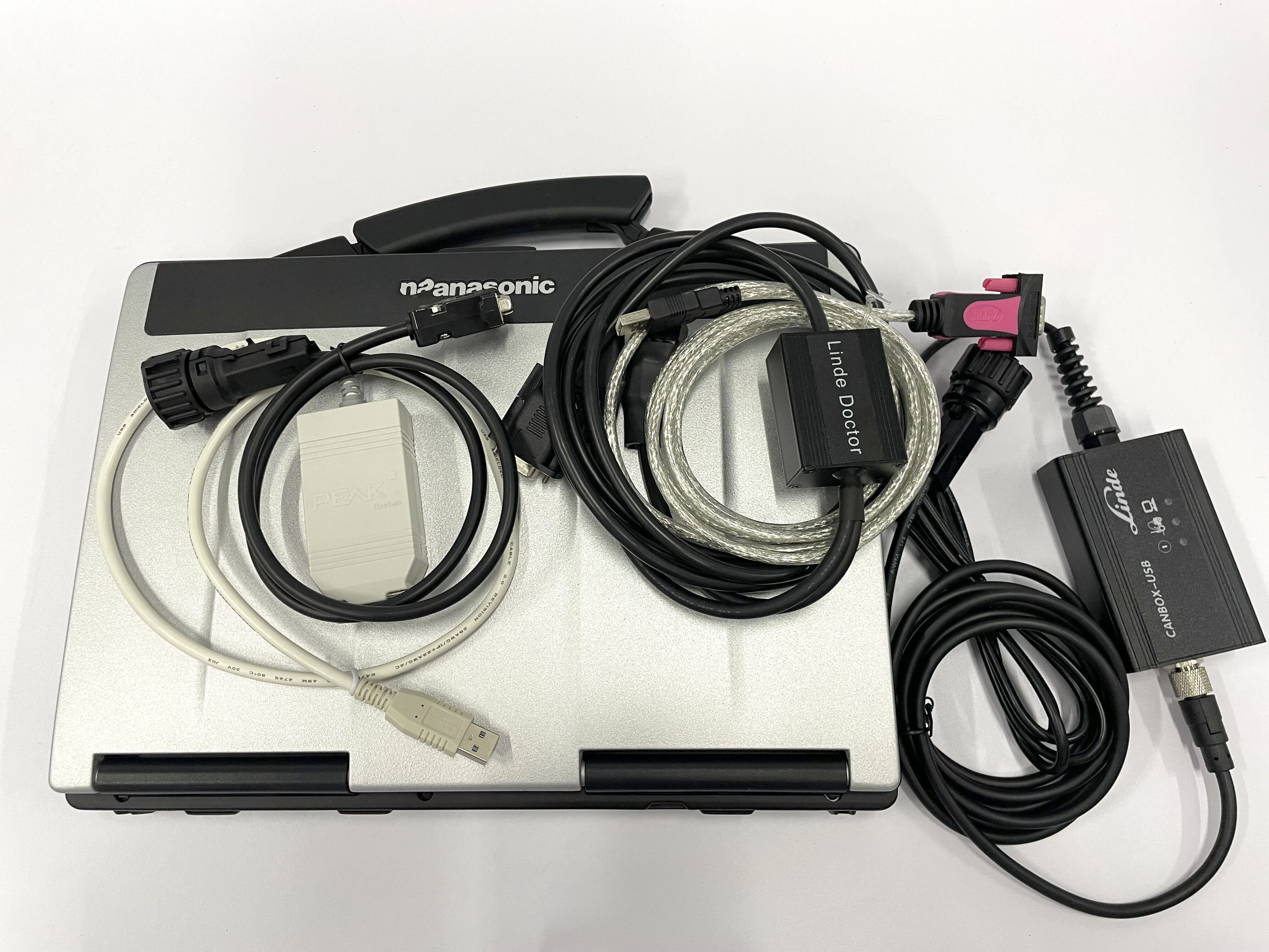 CF53 Laptop forklift scanner for linde truck doctor cable for linde canbox doctor for linde canbox diagnostic scanner tool