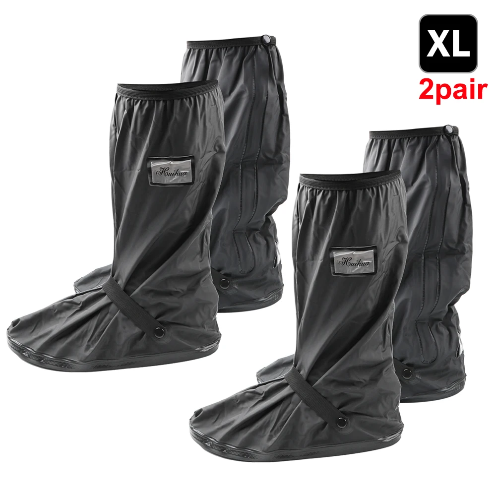 Wiederverwendbare Motorrad-Roller-Dirt-Bike-Regenschuh-Abdeckung, rutschfeste Stiefelüberzüge, Unisex-Fahrradschuh-Schutz für regnerischen, verschneite Tage