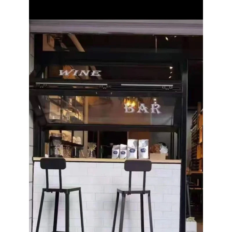 Custom Folding Window Bathroom and Kitchen, Integrated American Retro Style, Lift Window, Suspended Sliding Window