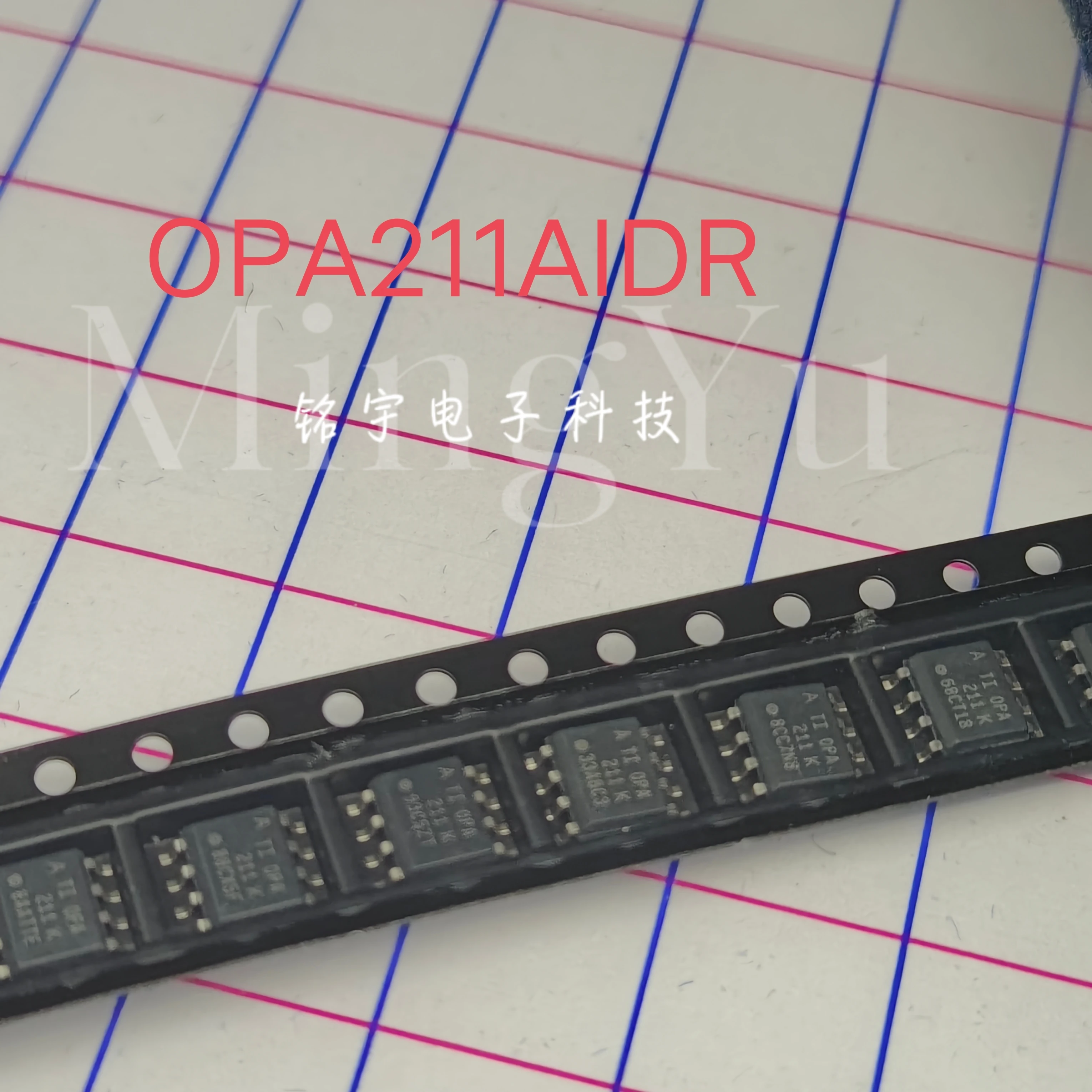 Encapsulation de produits originaux et authentiques, OPA211, OPA211AIDR, SOIC8, 100% neuf