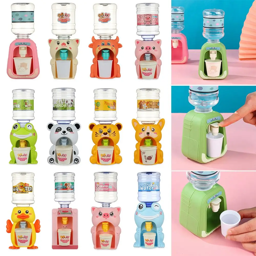 Toy Pretend Play Classic Toys House Drinking Milk Drinking Fountain Home Decor Ornament Mini Fun Water Dispenser