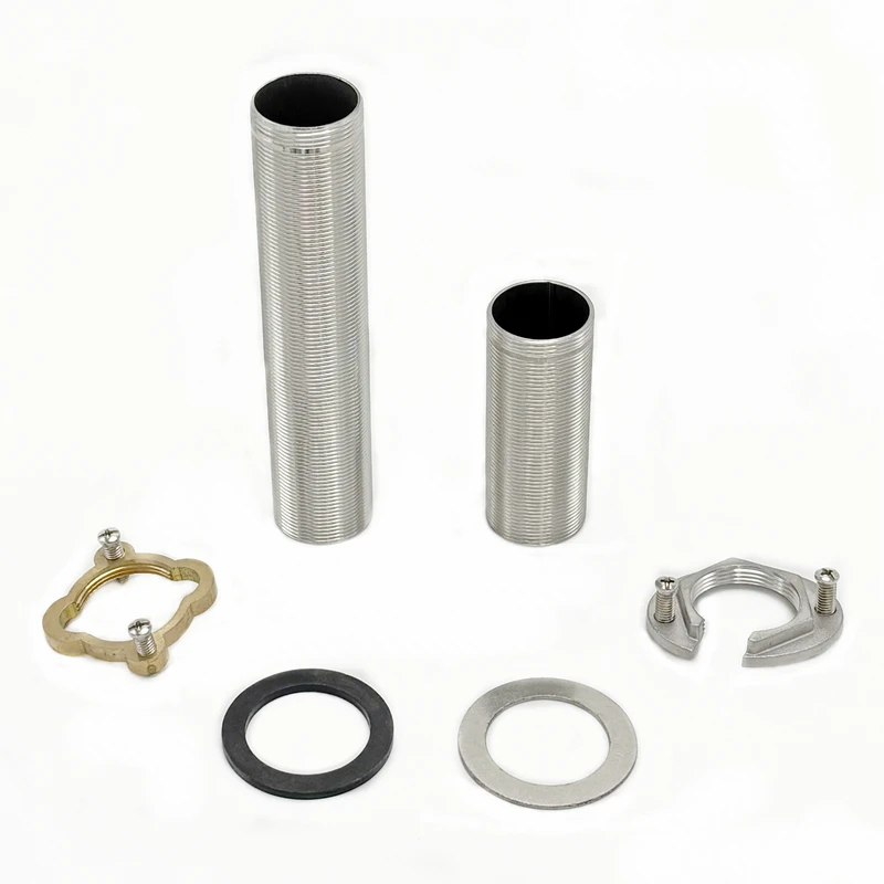 32mm Bathroom Installation Faucet Accessories Lengthen Fixed High Foot 8cm/15cm Stainless Steel Basin Faucet Fittings Tap