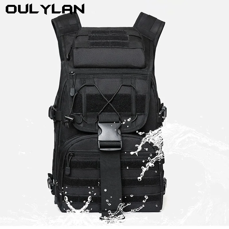 Tactical Bag Assault Pack Outdoor Waterproof Hiking Camping Travel Rucksack Men Fishing Backpack Lightweight Shoulder Bag