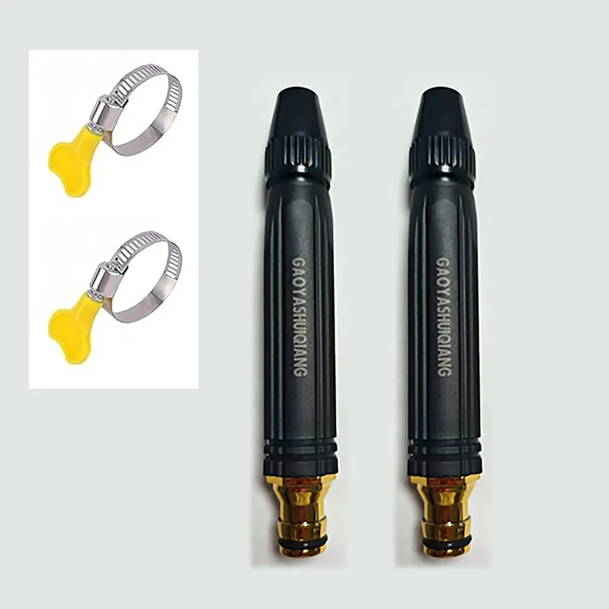 3/2/1-teiliges Set Haushalts-Hochdruck-Autowaschpistole (Kunststoffmaterial) mit Clip, mit Verstärkerdüse, Hochdruck-Haushalts-Autowasch-Gartenschlauchsprüher, zum Waschen, Bewässern und Reinigen des Gartens – Detail 8