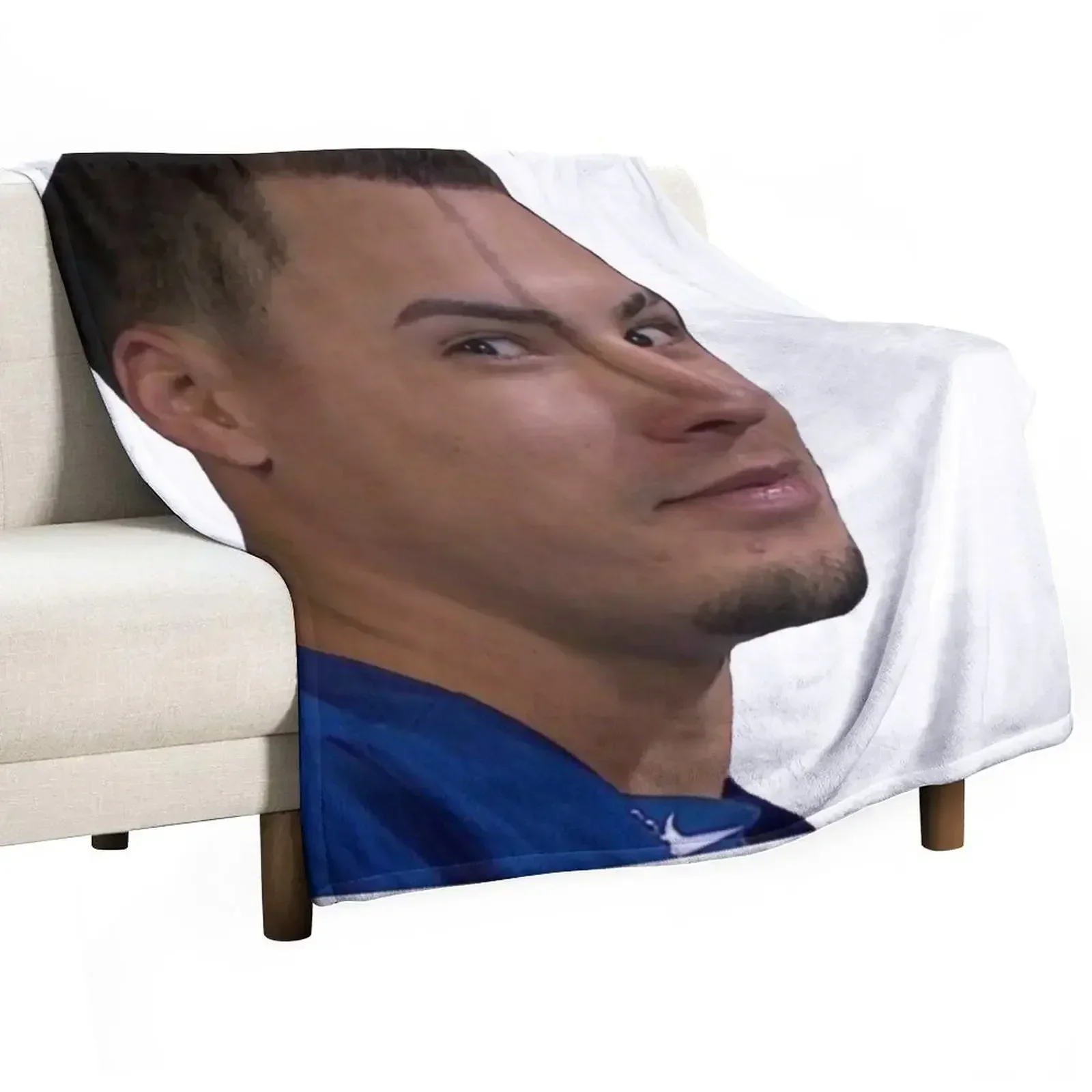 Javy Baez Eyes Throw Blanket manga Soft Plush Plaid Warm Polar Blankets