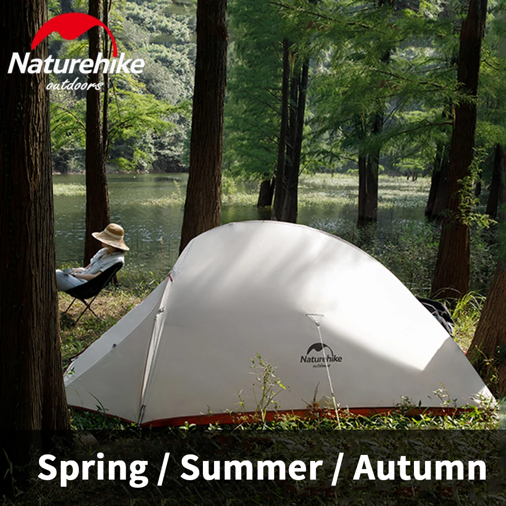 Naturehike Cloud Up 1 Tent Ultralight Camping Dome Single Tent for 1 Person Trekking Hiking Backpacking Travel Lightweight 1.2kg