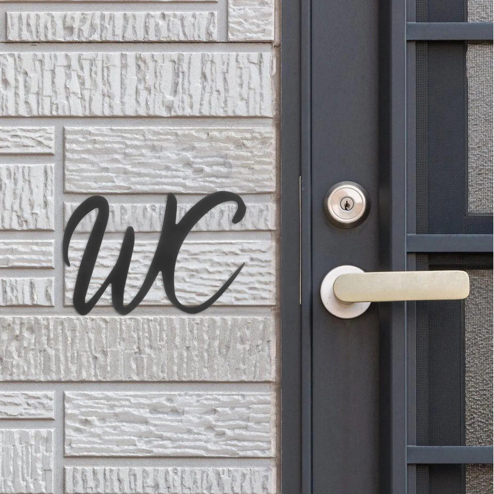 Home Bathroom Door Signs - Letrero de Puerta de Baño Unisex