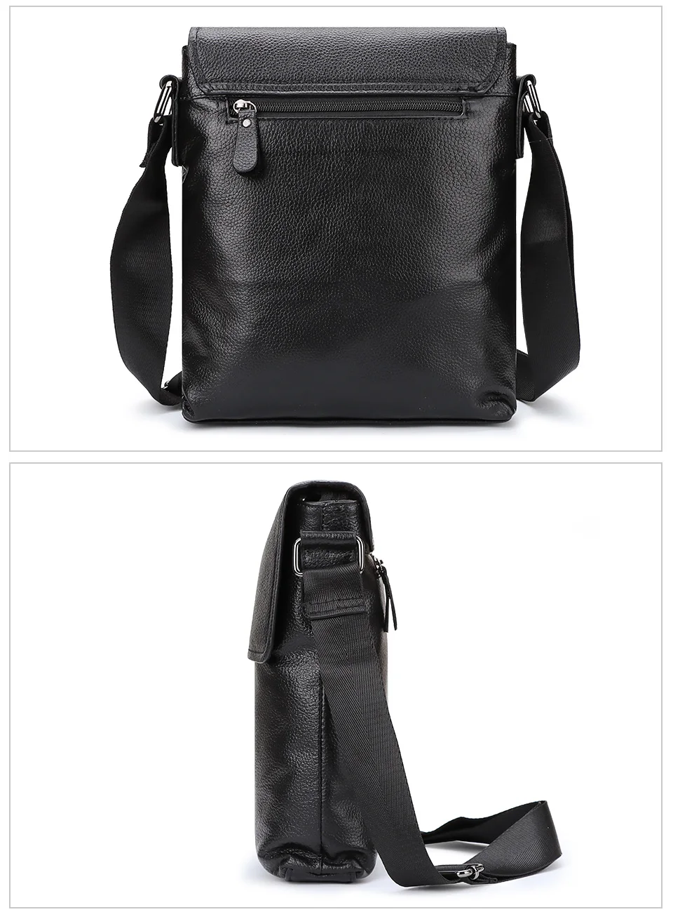 Humerpaul Herren Echt leder Umhängetaschen Business männliche Umhängetaschen für die Arbeit hochwertige Reise Schulter tasche – Detail 13
