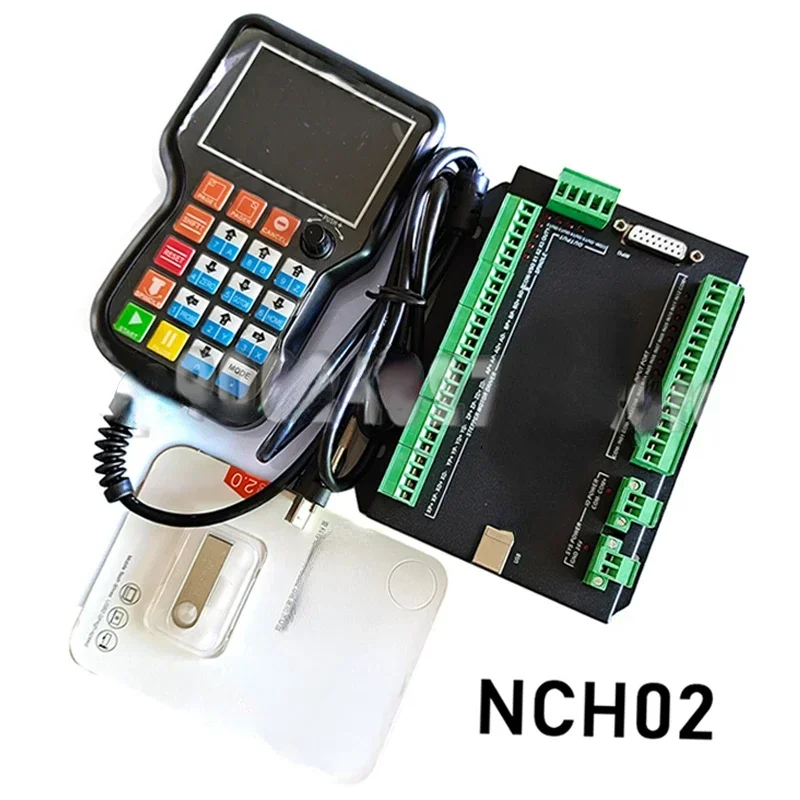 Engraving Machine Motion Control System Nch02 Upgraded DM100 3/4/5 Axis Handheld Offline Controller