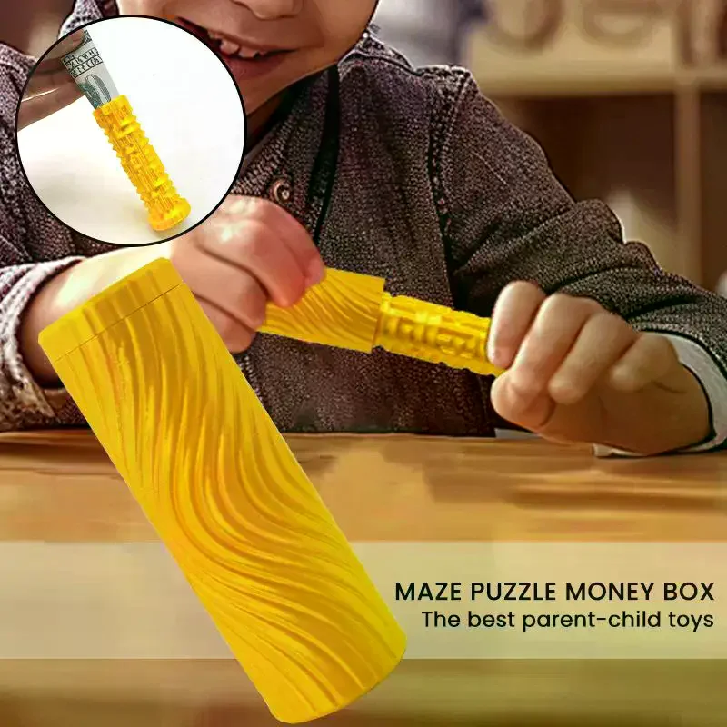 Maze Puzzle Money Box Hidden Cash Maze Personalized Creative Holiday Birthday Cash Gift Piggy Bank Birthday Gift