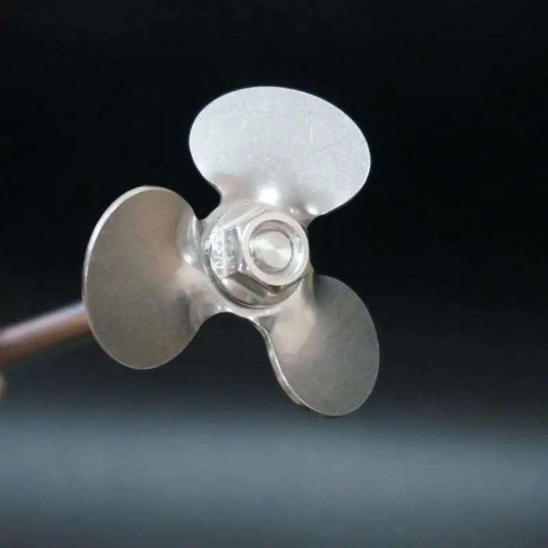 1 قطعة ضياء 40/50/60/70/80/100/120 مللي متر 304 الفولاذ المقاوم للصدأ ثلاثة شفرة اثارة مجداف مختبر 30 درجة زاوية اثارة شفرة #4