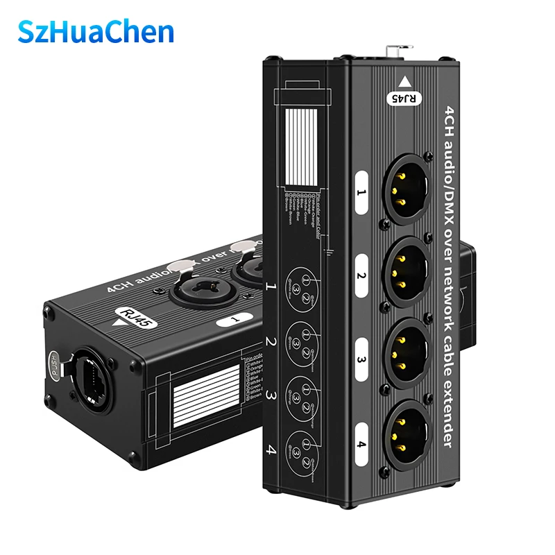 4CH Xlr Audio/Dmx N…