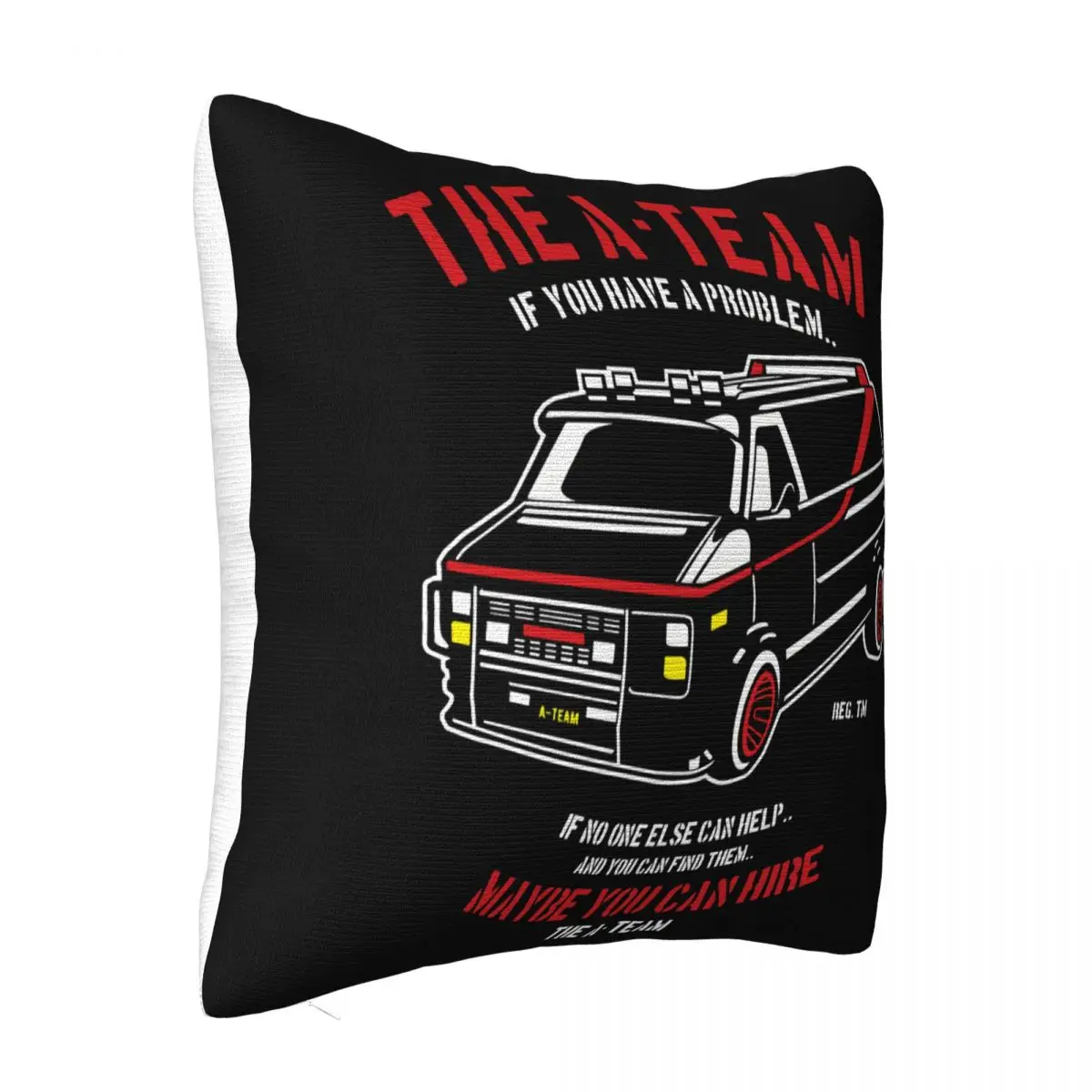 The Ateam Van Hommes Droles Annees 80 Tv Programme Show M T Geek Natural Geek Beautiful Animal Men Pillow Case