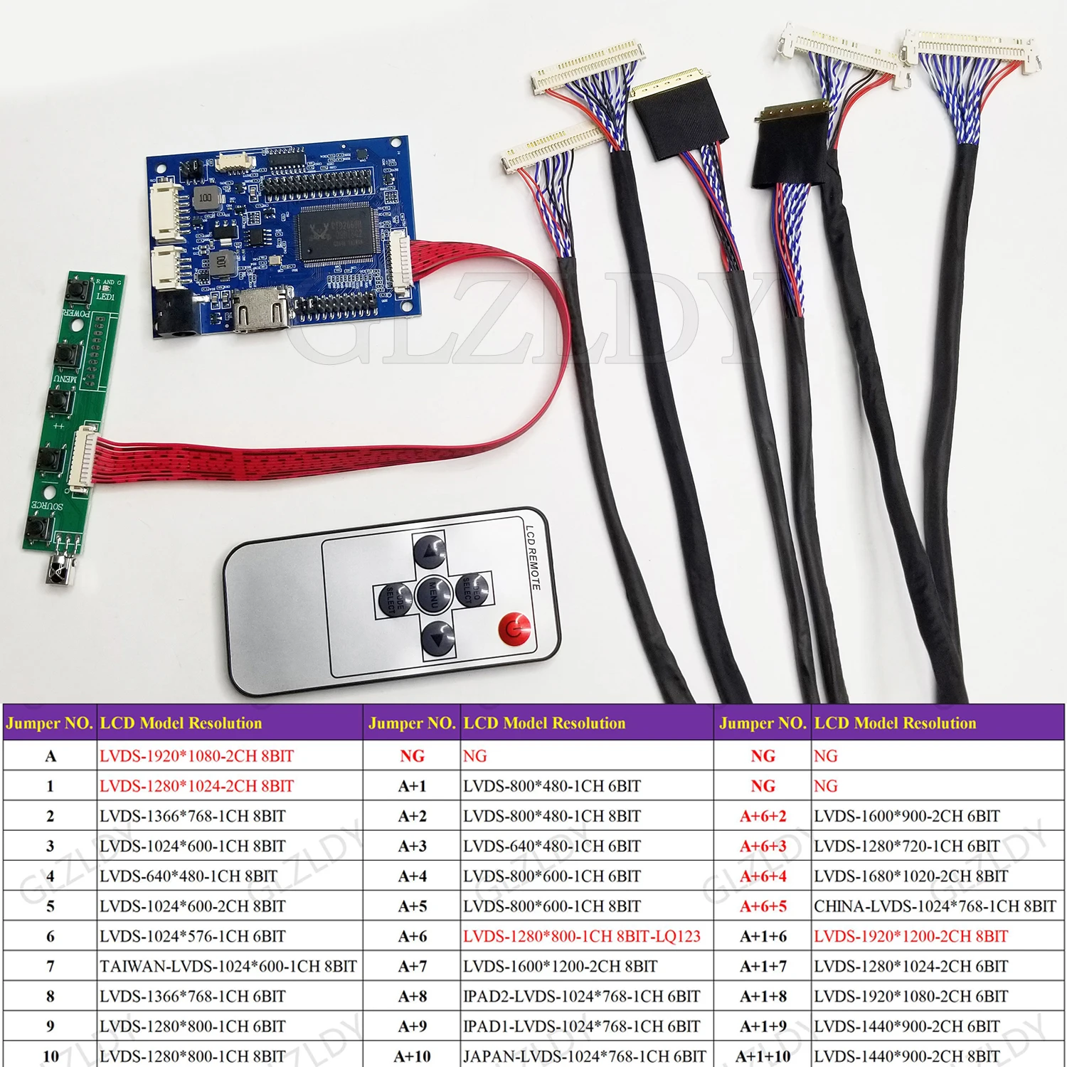 

30-программный ЖК-дисплей без программирования, материнская плата промышленного управления, вход HDMI для выходной привода LVDS, DIY AD-монитор