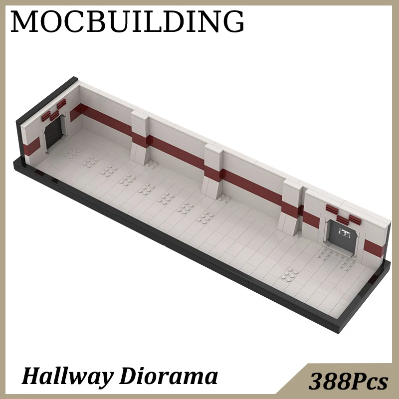 

Hallway Scene Star Movie Video Game Diorama MOC Building Blocks Toys for Kids Birthday Gift