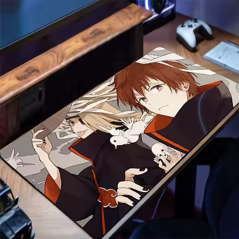 Mousepad PC Gaming Accessories Computer Cabinet Extended Mat Non-Slip Mouse Pad Anime Naruto Sasori Keyboard Pad Office Desk Mat