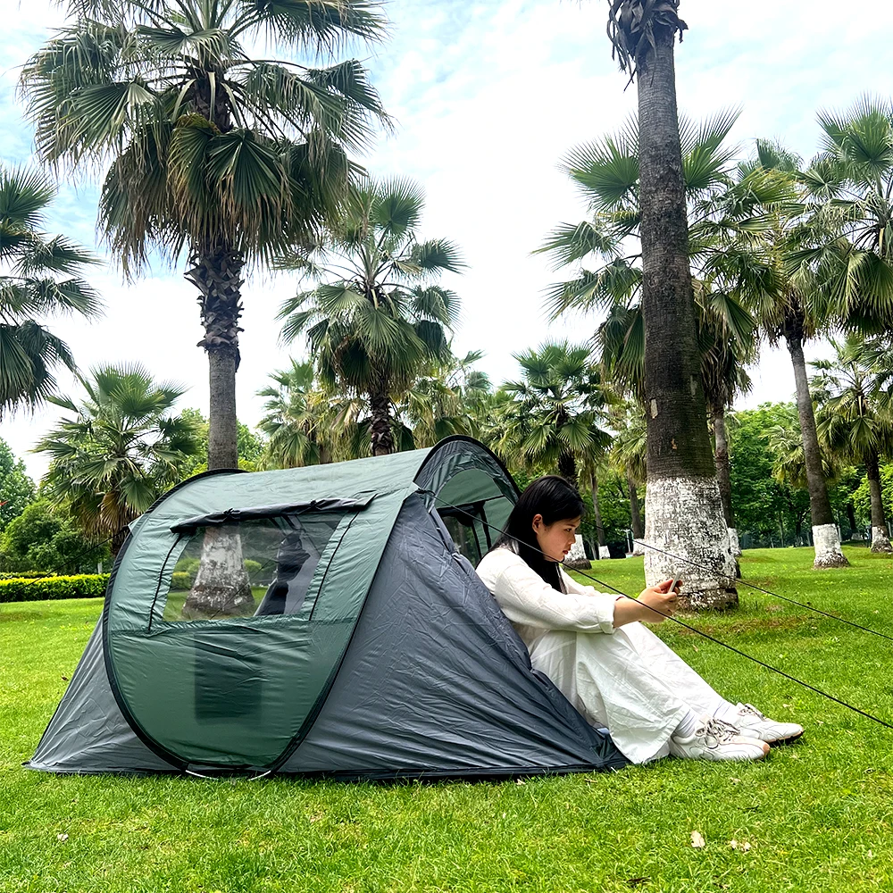 

A pop-up tent, waterproof camping tent, portable outdoor tent, park fishing tent, suitable for camping and hiking trips