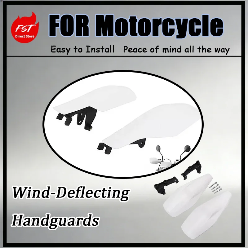 For Husqvarna Off-Road Windproof Crash-Resistant Handguards with Reinforced Bracket Structure for Effective Torsion Resistance
