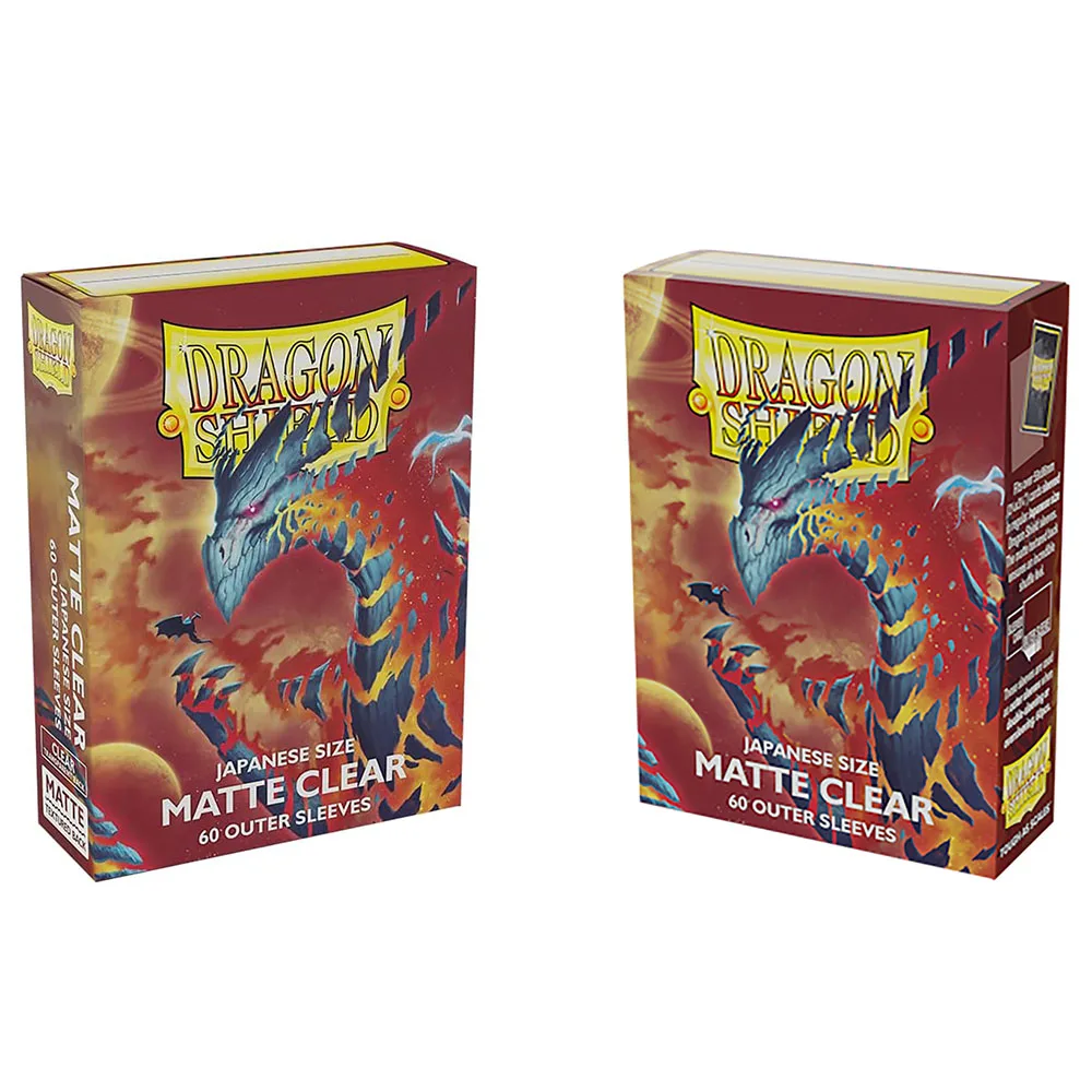 60Pcs/Set Dragon Shield Trading Game Card Sleeves Playing for Japanese Yu-Gi-Oh Small Sized MINI Board Game Card Protector Cover