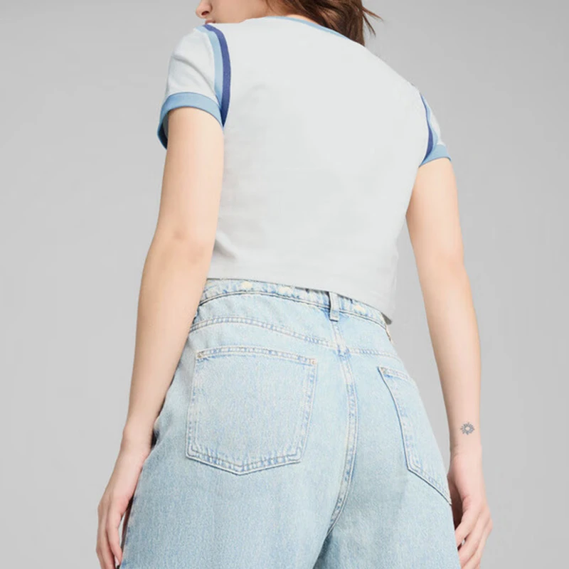 بوما حقيقية 2025 الصيف المرأة قصيرة لوحة تنفس تي شيرت غير رسمي 631946-02 #2