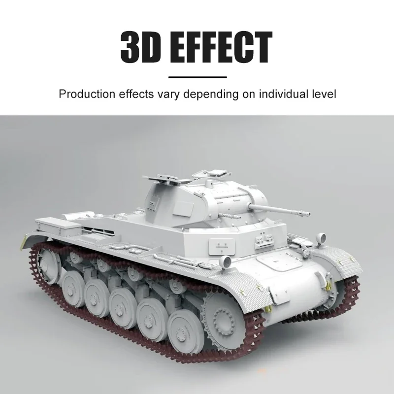 Gecko 모델 조립 스케일 모델 키트 16GM0008 독일군 탱크 Pz.kpfw II(Sd. Kfz.121) Ausf. A-B-C 1/35