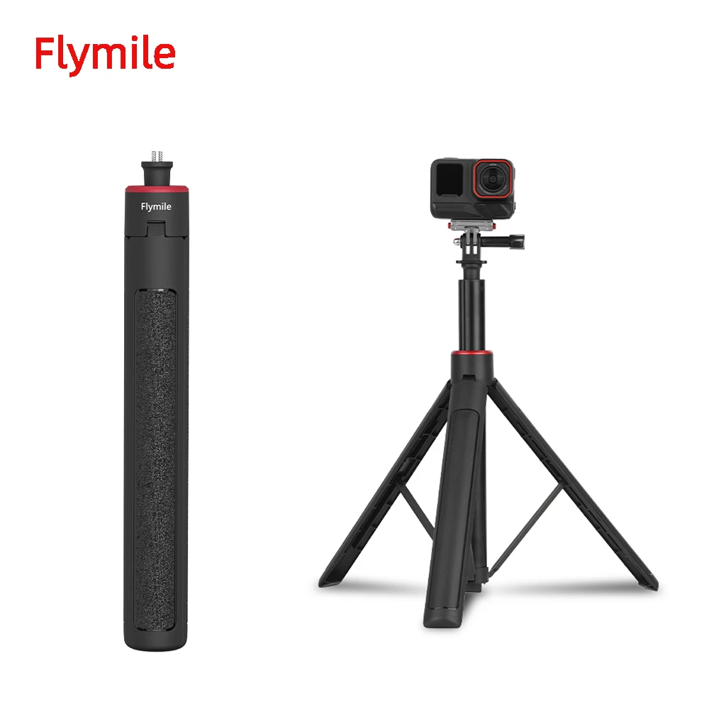 

Flymile Selfie Stick Tripod For DJI Osmo 360/Pocket 3/Action 5 Pro/Insta360 X5/GoPro Hero13 Extendable Action Camera Accessories