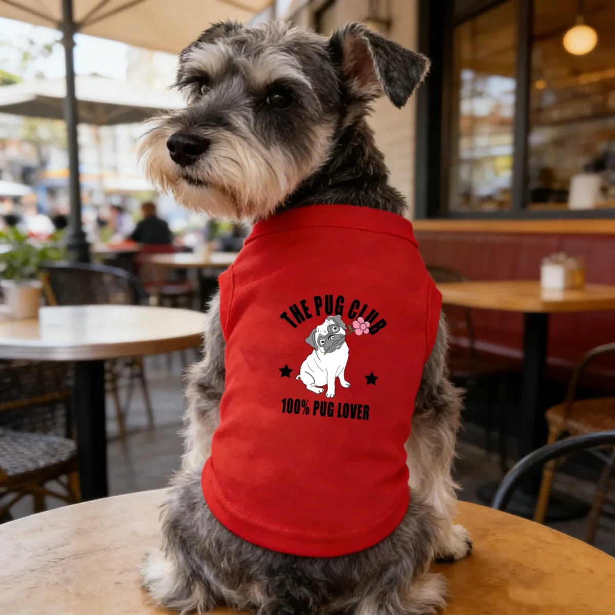 1pc Cute Cartoon Printed Pet Vest for Spring and Summer, Thin and Breathable Cat and Dog Vest