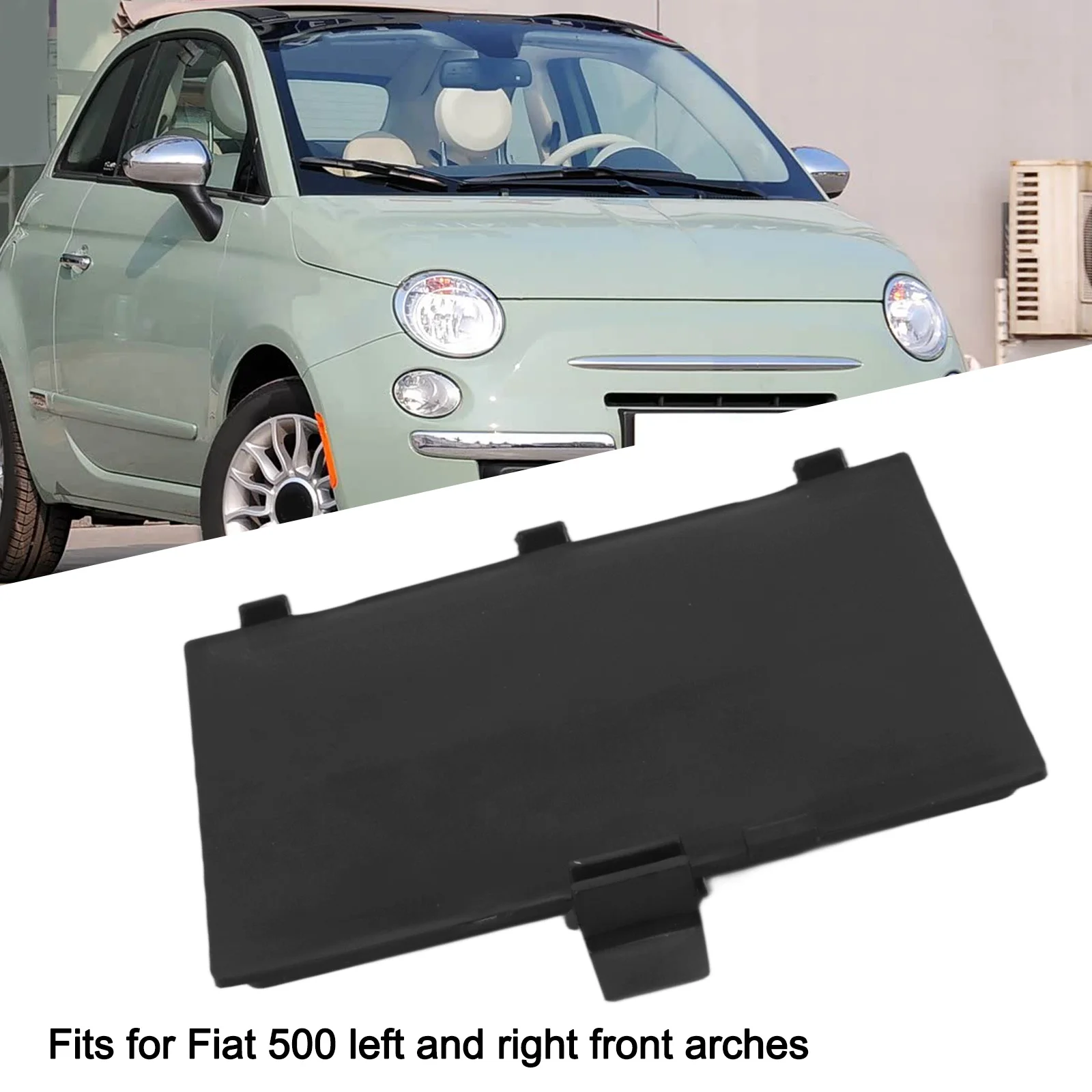 High Quality Brand New Wheel Arch For Fiat 500 71752114 ABS Plastic Running Light Spare Parts Left Right Front