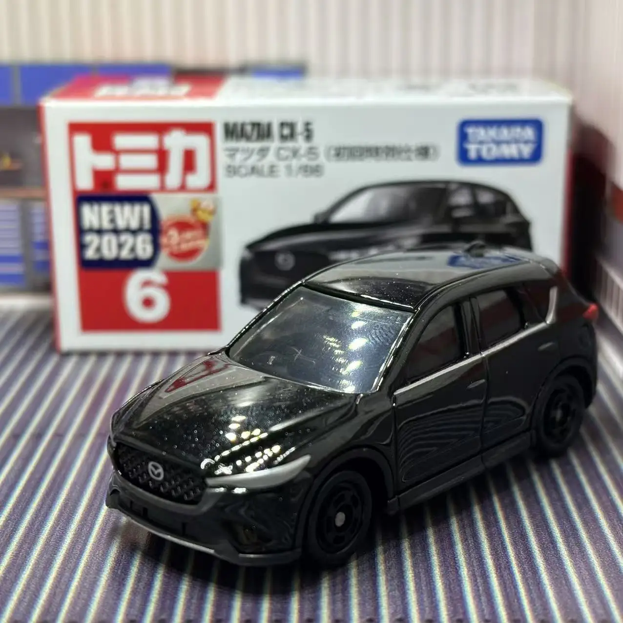 Takara Tomy Tomica nr. 6 Mazda CX-5 auto's Hot Pop 1:64 auto speelgoed van metaal, gegoten model auto speelgoed ornamenten cadeau