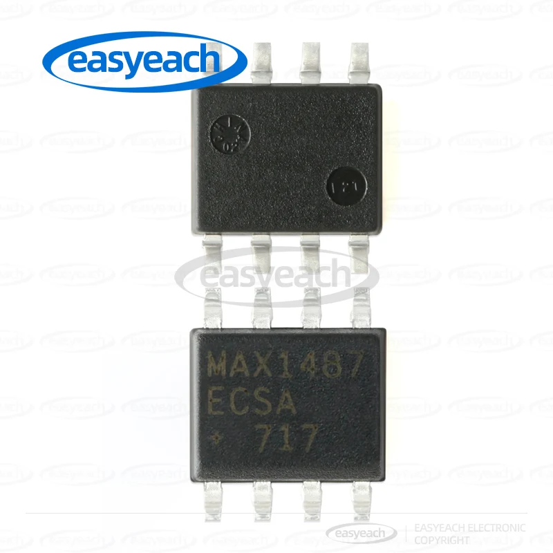 MAX1487EESA+T Package SOIC8 Interface Chip Transceiver Chip Swing Rate Limited, Low Power, RS-485/RS-422 Transceiver