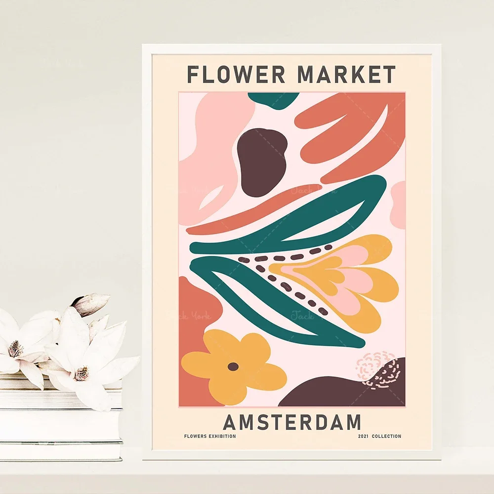 Flower Market Lima, Flower Market Print, Flower Market Poster, Floral Print, Flower Shop, Flower Print, Wall Art Print