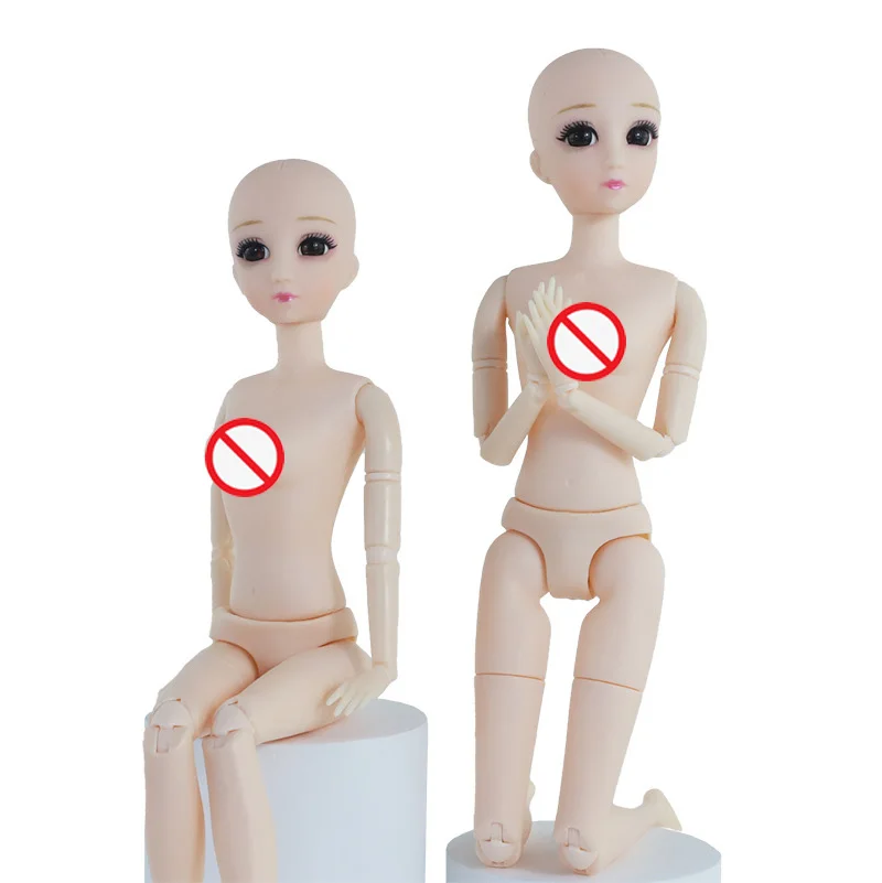 30cm Doll\'s Body 24 Joints Movable White Skin Body 1/6 Girl Doll Accessories Girls Dress Up Toys Gift