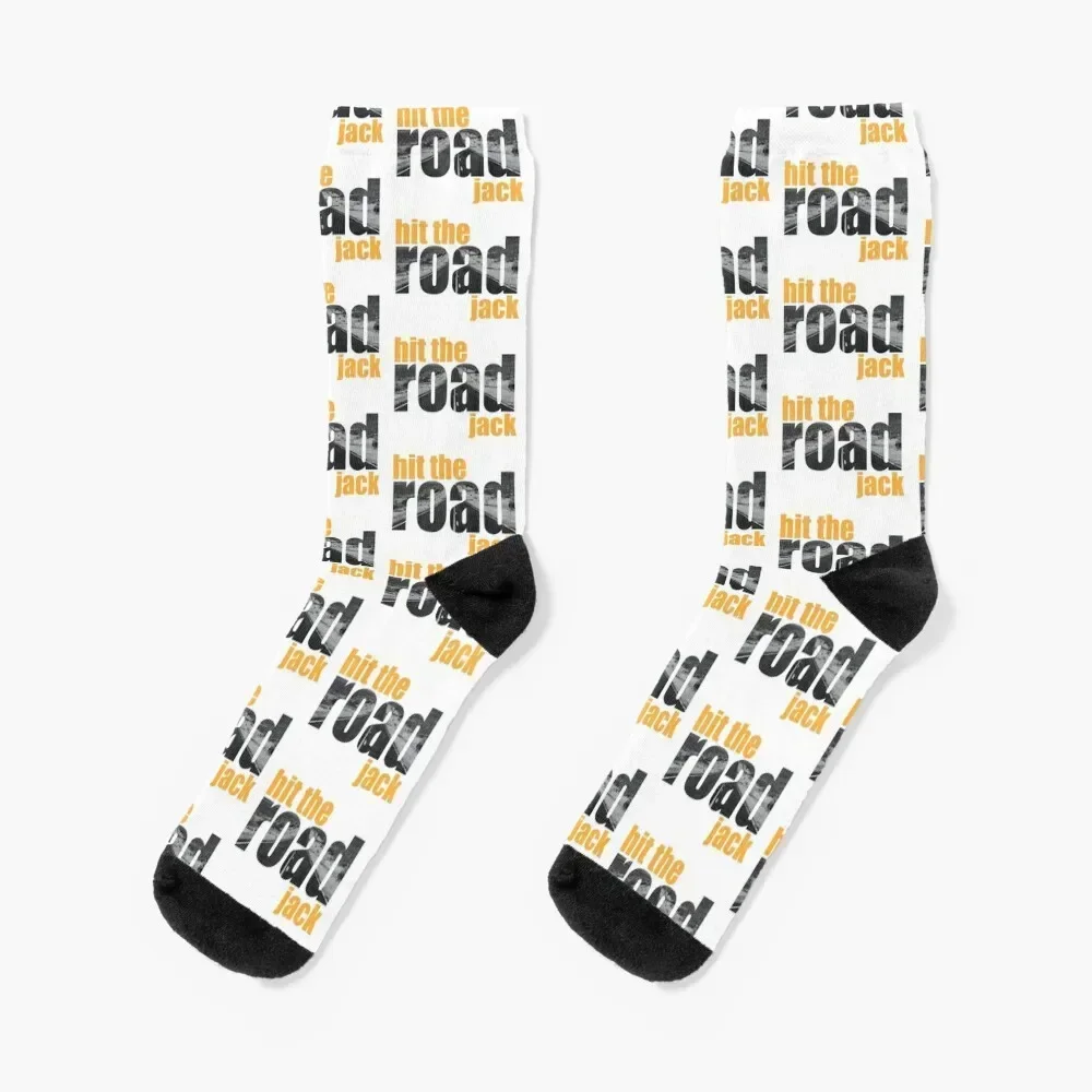 Hit the road Jack Socks sports stockings anti slip football kawaii Heating sock Socks Female Men's