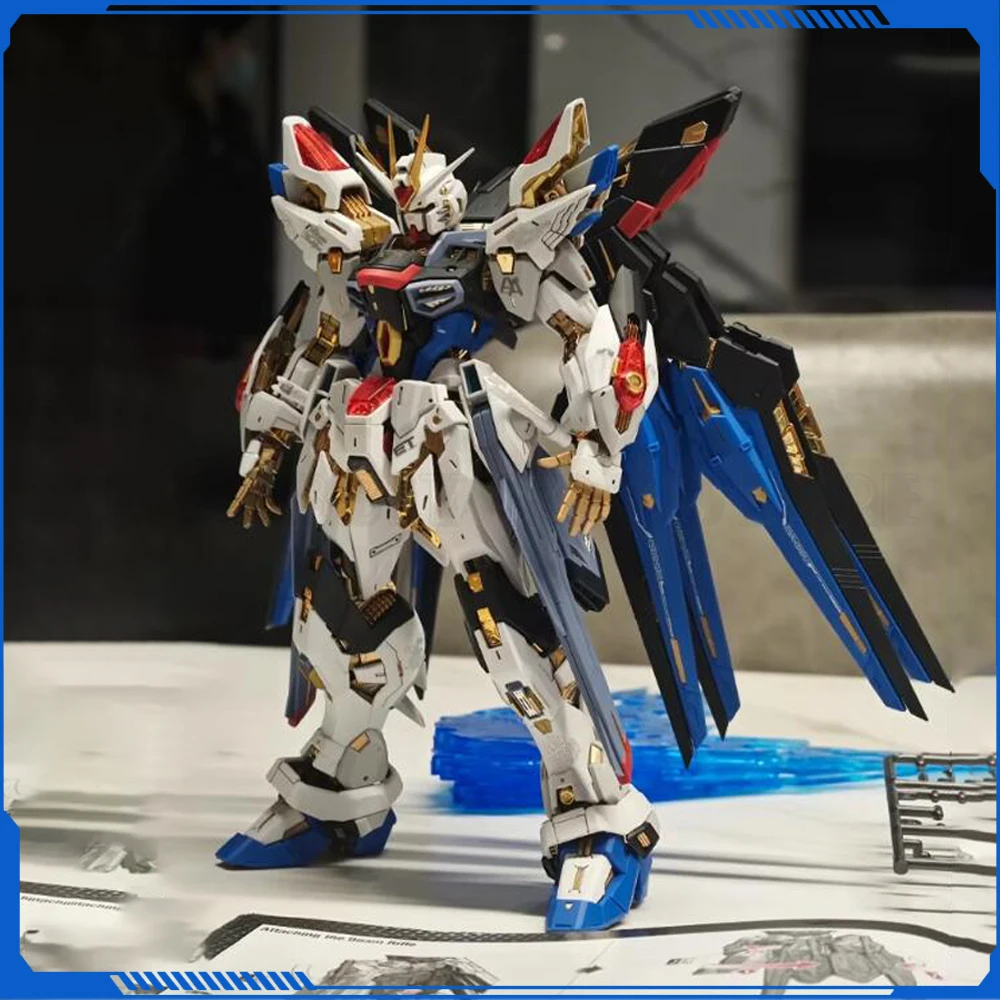 1/100 MGEX Strike Freedom ZGMF-X20A Mech Kit de modelo de ensamblaje figuras de acción rompecabezas juguetes escritorio decoración coleccionable regalo para niños