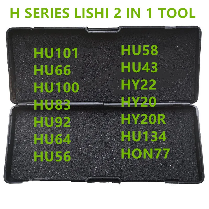 

H SERIE Lishi Tool 2 in 1 HU101 HU66 HU100 HU162T8 HU83 HU92 HU64 HU56 HU58 HU43 HY22 HY20 HY20R HU134 HON77